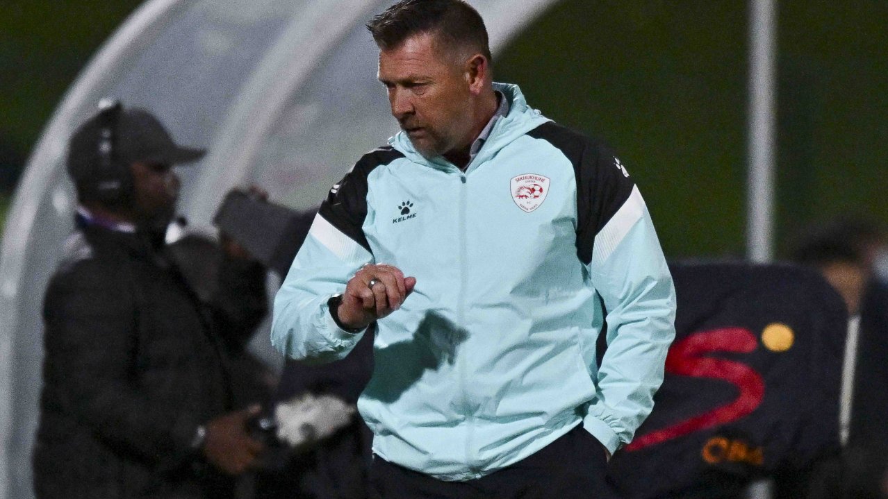 Eric Tinkler, head coach of Sekhukhune United during the Betway Premiership 2025/26 match between AmaZulu and Sekhukhune United at Princess Magogo Stadium, Durban on 6 April 2026 ©Gerhard Duraan/BackpagePix