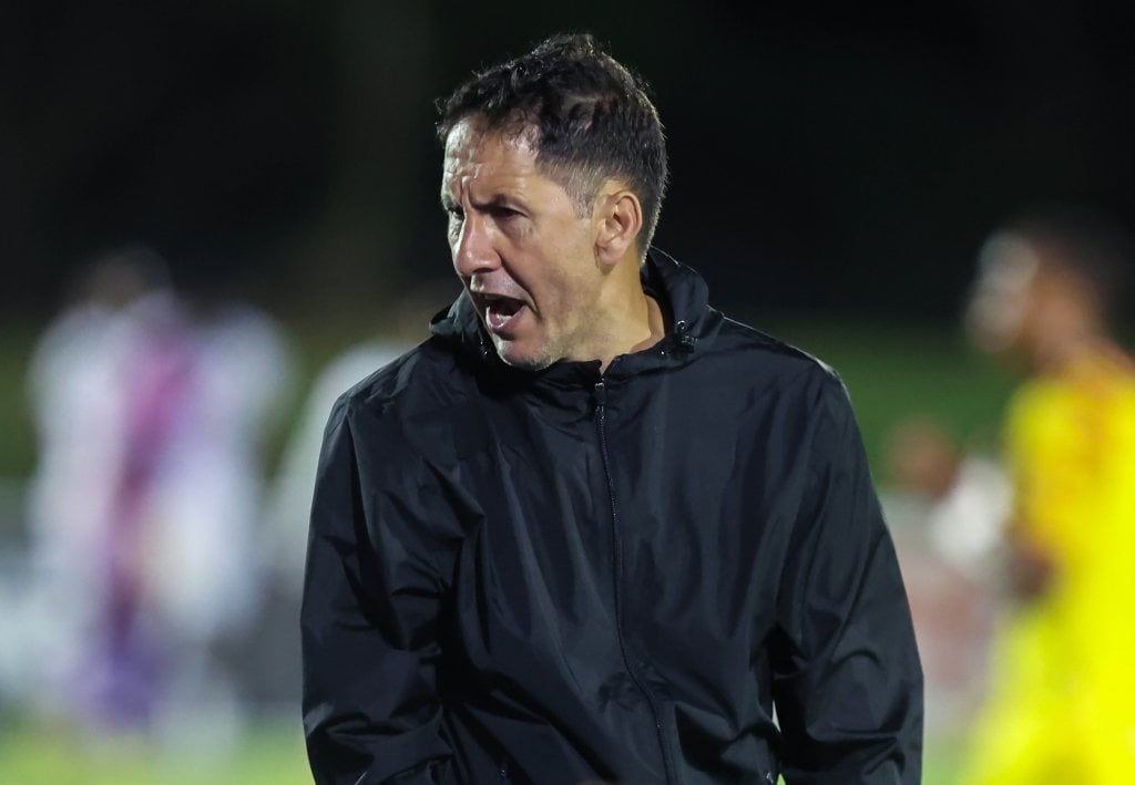 Jamil Benouahi, head coach of Marumo Gallants reacts during the Betway Premiership 2025/26 match between Magesi and Marumo Gallants at the Seshego Stadium, Polokwane on 7 April 2026 ©Brian Rikhotso/BackpagePix