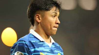 Marcelo Allende of Mamelodi Sundowns during the CAF Champions League 2025/26 1st leg match between Esperance and Mamelodi Sundowns at Stade Olympique de Rades in Rades, Tunisia on the 12 April 2026 ©Mehrez Toujani/BackpagePix