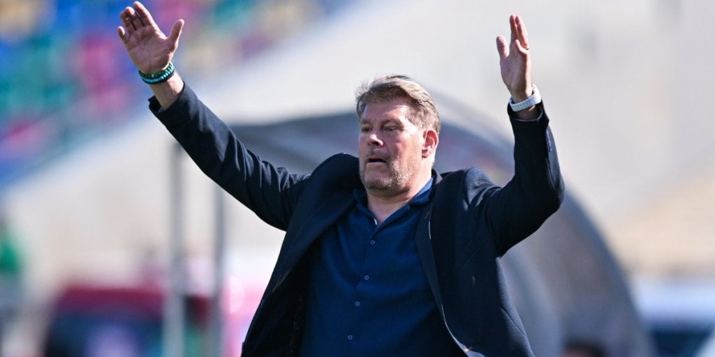 Luc Eymael, head coach of Chippa United during the Betway Premiership 2025/26 match between Marumo Gallants and Chippa United at Dr Petrus Molemela Stadium in Bloemfontein on 19 October 2025 ©Alche Greeff/BackpagePix