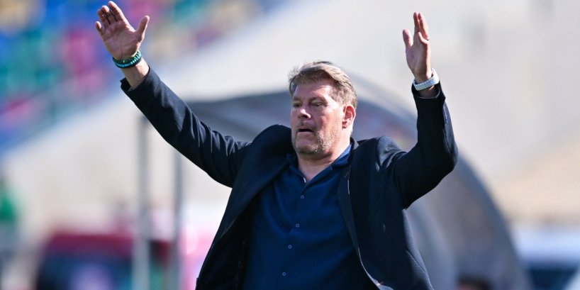 Luc Eymael, head coach of Chippa United during the Betway Premiership 2025/26 match between Marumo Gallants and Chippa United at Dr Petrus Molemela Stadium in Bloemfontein on 19 October 2025 ©Alche Greeff/BackpagePix