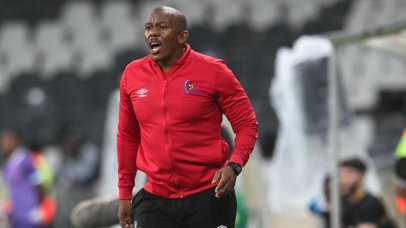 Pogiso Makhoye of Orbit College FC during the Betway Premiership 2025/26 match between TS Galaxy FC and Orbit College at the Mbombela Stadium in Mbombela on the 03 March 2026 ©Sydney Mahlangu BackpagePix
