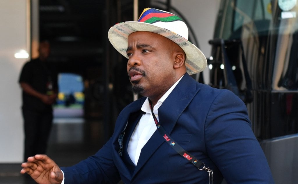 Tim Sukazi, TS Galaxy Chairman during the Betway Premiership 2025/26 match between Orlando Pirates and TS Galaxy at Orlando Stadium, in Soweto on 30 September 2025 ©Phakamisa Lensman/BackpagePix