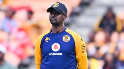 Cedric Kaze, coach of Kaizer Chiefs during the Betway Premiership 2025/26 match between Kaizer Chiefs and TS Galaxy at FNB Stadium in Johannesburg on 12 April 2026 ©Alche Greeff/BackpagePix