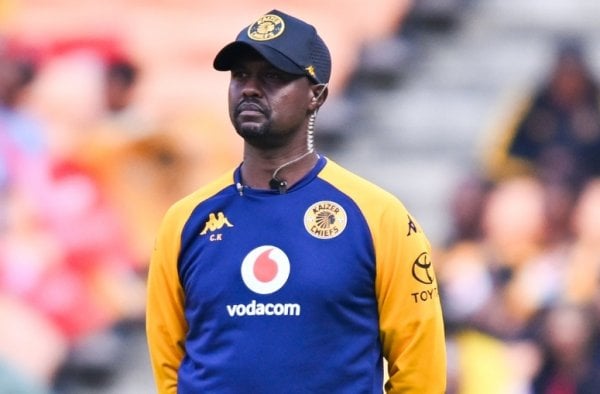 Cedric Kaze, coach of Kaizer Chiefs during the Betway Premiership 2025/26 match between Kaizer Chiefs and TS Galaxy at FNB Stadium in Johannesburg on 12 April 2026 ©Alche Greeff/BackpagePix