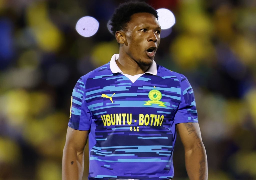 Lebo Mothiba of Mamelodi Sundowns during the Betway Premiership 2025/26 match between Polokwane City and Mamelodi Sundowns at Seshego Stadium, Seshego on the 29 April 2026 ©Muzi Ntombela/BackpagePix