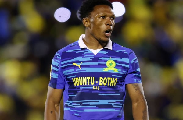 Lebo Mothiba of Mamelodi Sundowns during the Betway Premiership 2025/26 match between Polokwane City and Mamelodi Sundowns at Seshego Stadium, Seshego on the 29 April 2026 ©Muzi Ntombela/BackpagePix