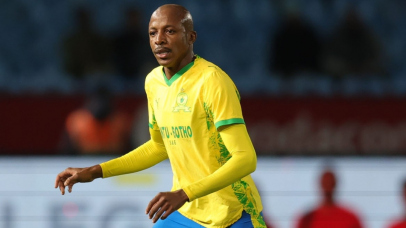 Khuliso Mudau of Mamelodi Sundowns during the Betway Premiership 2025/26 match between Mamelodi Sundowns and Esperance at Loftus Versfeld Stadium in Pretoria on 17 April 2026 ©Samuel ShivambuBackpagePix