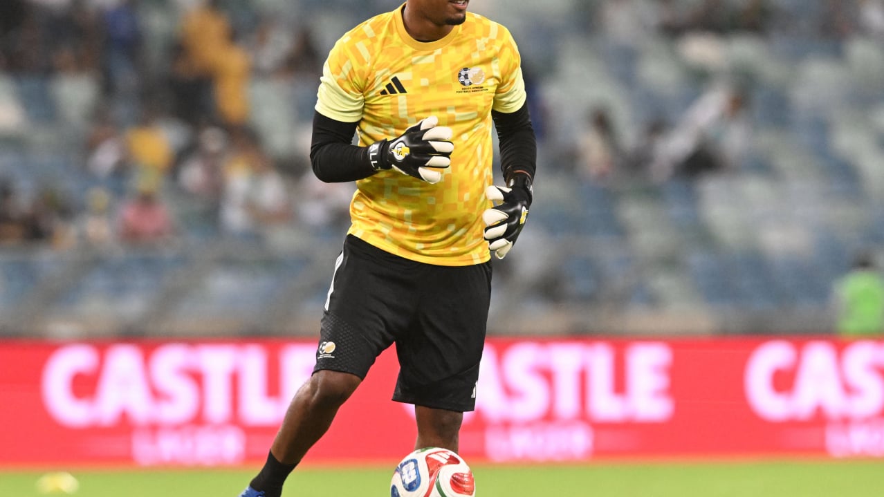 Ricardo Goss of South Africa during the 2026 International Friendly match between South Africa and Panama at the Moses Mabhida Stadium in Durban on the 27 March 2026 ©Sydney Mahlangu BackpagePix