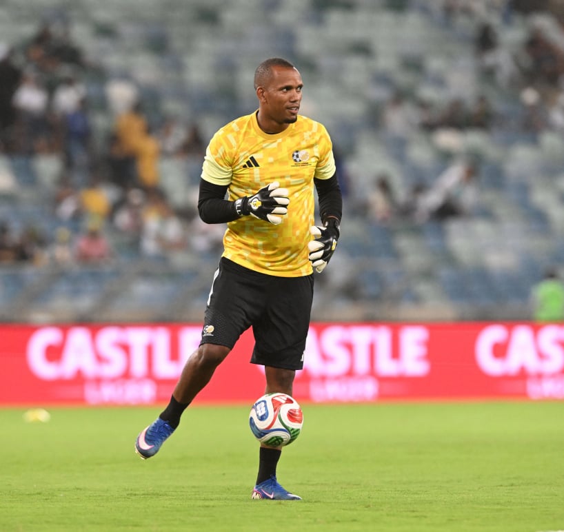 Ricardo Goss of South Africa during the 2026 International Friendly match between South Africa and Panama at the Moses Mabhida Stadium in Durban on the 27 March 2026 ©Sydney Mahlangu BackpagePix