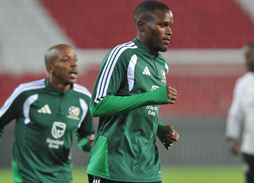 Olwethu Makhanya during the Bafana Bafana Trainingat Orlando Amstel Arena the 28 May 2026 in Soweto ©Sydney Mahlangu BackpagePix