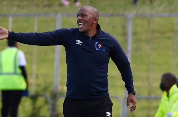 Pogiso Makhoye, Orbit College head coach during the Betway Premiership 2025/26 match between Orbit College and Golden Arrows at Olympia Park Stadium, in Rustenburg on 18 April 2026 ©Phakamisa Lensman/Backpagepix