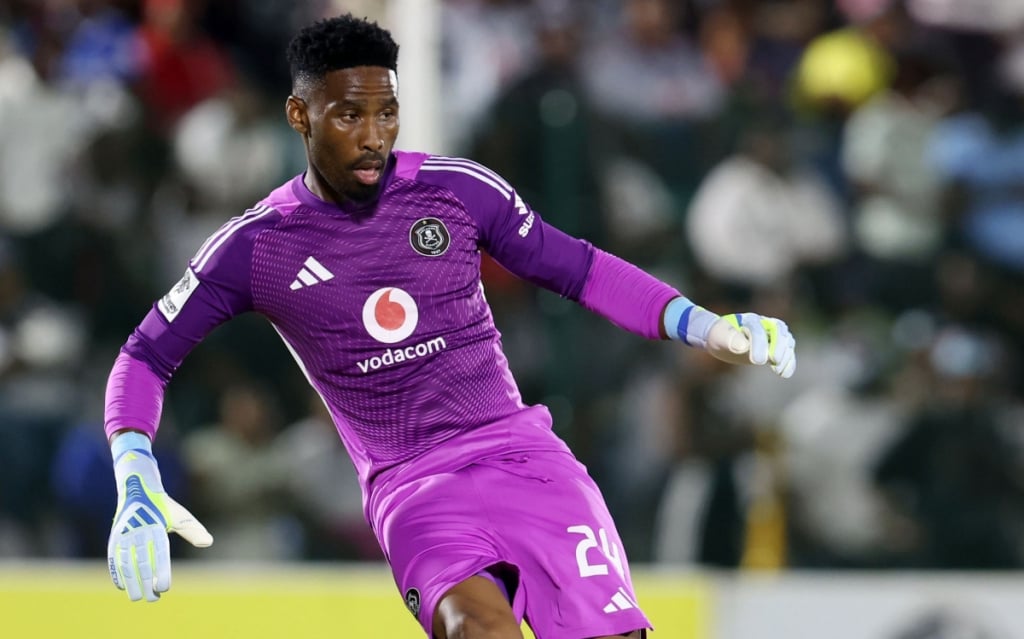 Sipho Chaine of Orlando Pirates during the Betway Premiership 2025/26 match between Richards Bay and Orlando Pirates at the Mhlathuze Sports Complex, Richards Bay on the 10 April 2026 ©Muzi Ntombela/BackpagePix