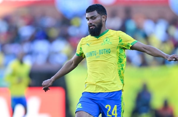 Keanu Cupido of Mamelodi Sundowns during the Betway Premiership 2025/26 match between Mamelodi Sundowns and Polokwane City at Loftus Stadium in Pretoria on 3 May 2026 ©Alche Greeff/BackpagePix