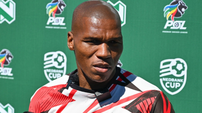 Mlungisi Mbunjana of TS Galaxy during the 2026 Nedbank Cup Final TS Galaxy Media day at Robertsham in Johannesburg on 28 April 2026 © Alche Greeff/BackpagePix