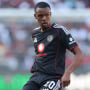 Orlando Pirates midfielder Simphiwe Selepe reacts to breakthrough performance