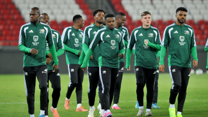 South Africa players during the Bafana Bafana Trainingat Orlando Amstel Arena the 28 May 2026 in Soweto ©Sydney Mahlangu BackpagePix
