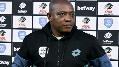 Pitso Dladla, head coach of Durban City FC during the Betway Premiership 2025/26 match between Durban City and AmaZulu at Chatsworth Stadium, Durban on 23 May 2026 ©Gerhard Duraan/BackpagePix